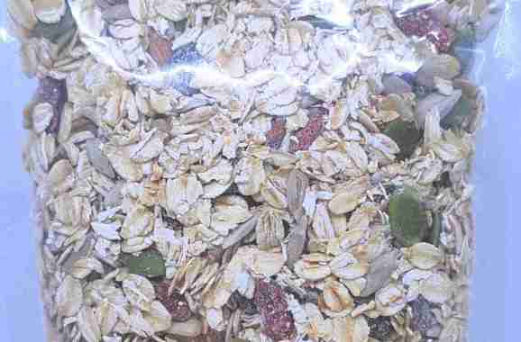 1000gr Kuartet Nabati Muesli Gembira - campuran rolled oat, sunflower, pumpkin, almond, dark raisin,