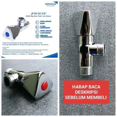 Stop Kran Putar Onda JF 07 CA 1/2" Inch Keran Bidet Jet Shower Kloset WC