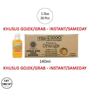 You C1000 Orange 140ml - YouC1000 UC1000 [1 Dus 30 Pcs]
