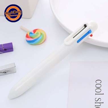 Pulpen Warna Warni Macaron Putih