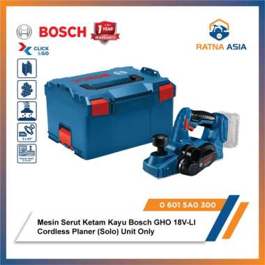 Mesin Serut Kayu Bosch GHO 18 V-LI (Solo) Cordless Planer