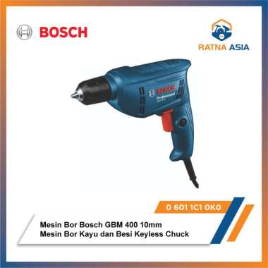 Mesin Bor Kayu & Besi 10mm Bosch GBM 400