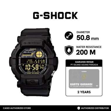 G-Shock GD-350-1BDR Jam Tangan Pria -