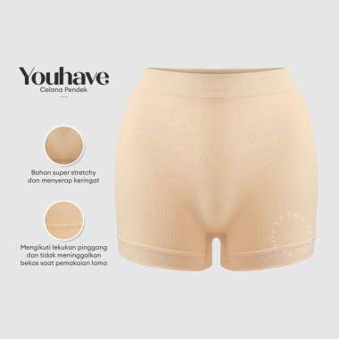 You’ve ( YouHave ) Celana Pendek Dalaman Legging Hot Pants Korset Celana Short Boxer Sport Slimming