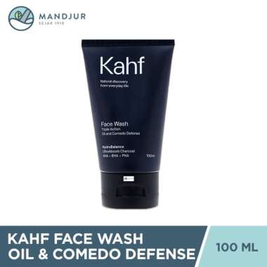 Kahf Triple Action Oil and Comedo Defense Face Wash 100 mL - Menyerap Minyak & Angkat Komedo