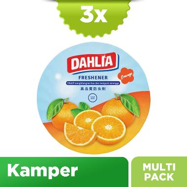 Dahlia Kamper Freshener Refill Orange [80 Gr] Isi 3 Pcs