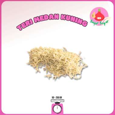 Teri Medan Kuning Segar / Ikan Teri Medan Kuning 50gr
