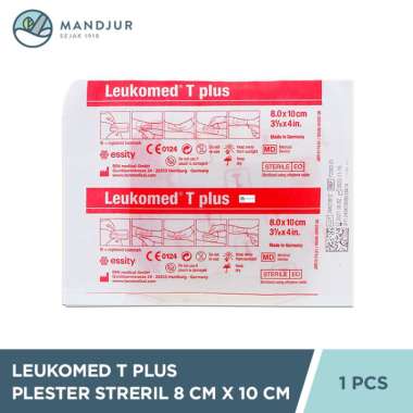 Leukomed T Plus Plaster Steril 8 CM x 10 CM - Plester Penutup Luka Steril