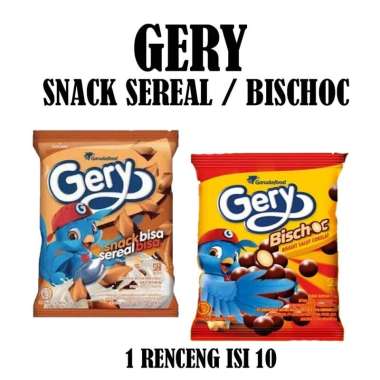 GERY SNACK SEREAL / BISCHOC RENCENG ISI 10 SNACK SEREAL