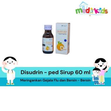 Disudrin-ped Syrup / Disudrin Ped Oral Sirup Dekongestan 60ml