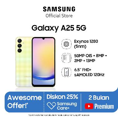 Samsung Galaxy A25 5G Smartphone [8/128GB] Yellow