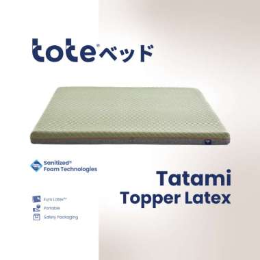 Tote Tatami Topper Latex | Kasur Latex Portable 100 x 200
