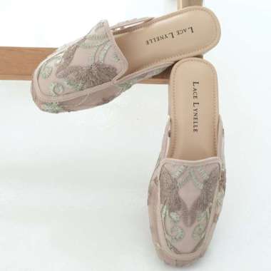 LACE LYNELLE MULES SACHI 39 ICEBROWN
