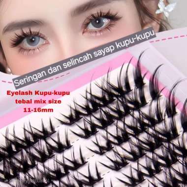 IMPORT! AuHonor 10 Baris Bulu Mata Manga Lentik Natural Tebal/Eyelash Extension Natural Lembut Mudah