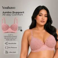 You’ve ( YouHave ) BH BRA Wanita Jumbo Bra Wanita Cup C Jumbo BH Kawat 100184