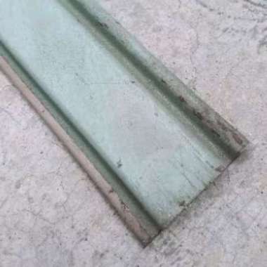 Slat daun rolling door besi murah 0,5 mm polos per batang (6 m) 2 m an