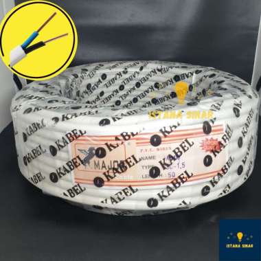 Kabel NYM 2 x 1.5 Major kabel Listrik / Kabel tembaga / Kabel kawat 1 Roll
