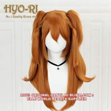 READY STOCK - WIG ASUKA LANGLEY SORYU WIG ASUKA LANGLEY SOHRYU WIG COSPLAY ANIME NEON GENESIS EVANGE