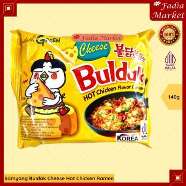 Samyang Buldak Hot Chicken Cheese Keju Ramen Mie Instant Goreng Pedas Korea 140g