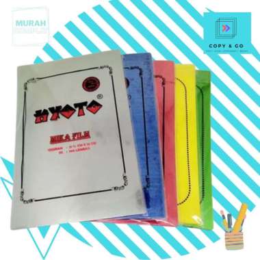 (10 Lembar) Plastik Mika F4 / Plastik Jilid Bening