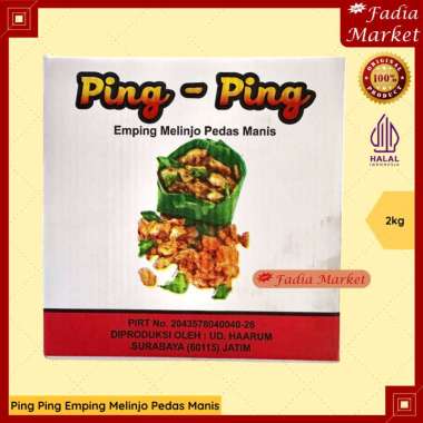 Ping Ping Belinjo Blinjo Melinjo Kerupuk Krupuk Emping Gurih Manis Pedas 100g