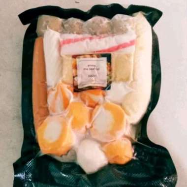 Paket Steamboat Baso Mix Seafood Beku Frozen 500 gr