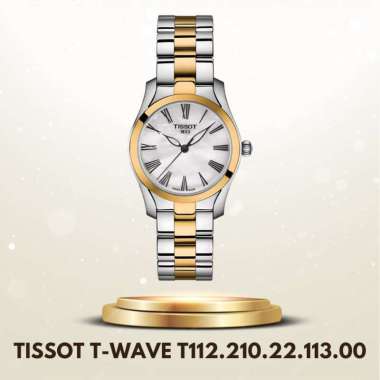 Tissot T112.210.22.113.00 T-Wave - Jam Tangan Wanita Tissot Original