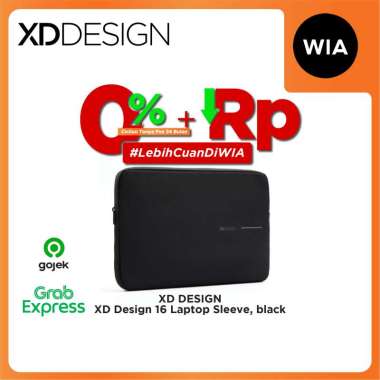 WIA XD Design 14" / 16" Laptop Sleeve Black Tas Pelindung Laptop Original 16 Inch