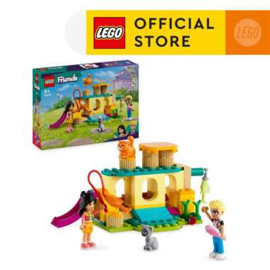 LEGO Friends 42612 Cat Playground Adventure (87 Pieces), Mainan Anak Perempuan, Building Block, Toys