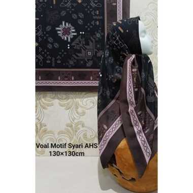 Jilbab Segi Empat Syar'i / Jilbab Segi Empat Premium kubistis hitam