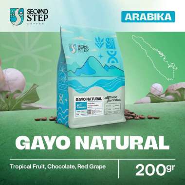 Kopi Arabika Gayo Natural Arabica Specialty Coffee Bean 200 Biji Bubuk Bubuk Sedang
