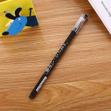 OEM SK-A86 Pulpen Aksen Jepang 0.5MM Alat Tulis Kantor dan Sekolah / Pena Gel Tinta Hitam / Pulpen G