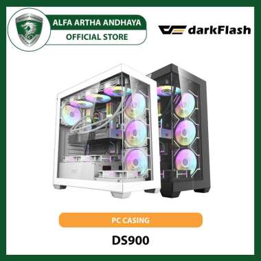 darkFlash DS900 ATX PC Casing [NO FAN] Putih