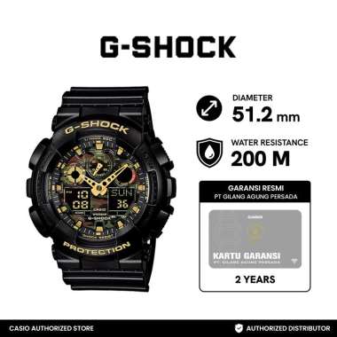 Casio G Shock GA-100CF-1A9DR Jam Tangan Pria -