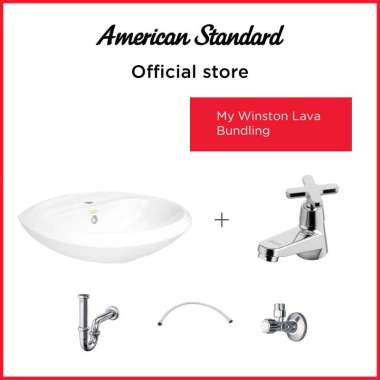 American Standard Wastafel - My Winston Lava Bundling Set Cross