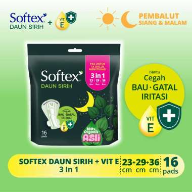 Promo Harga Softex Daun Sirih 3 in 1 18 pcs - Blibli