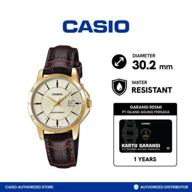 Casio LTP-V004GL-9AUDF Jam Tangan Wanita Gold