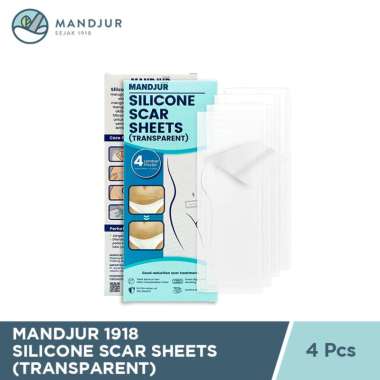 Silicone Scar Sheets Mandjur - Plaster penghilang bekas luka keloid - Transparant