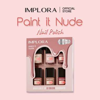 Implora Paint Nail Polish Paint It Nude
