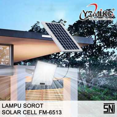 Yomiko Lampu Sorot Solar Cell / Lampu Sorot Tenaga Surya 50W