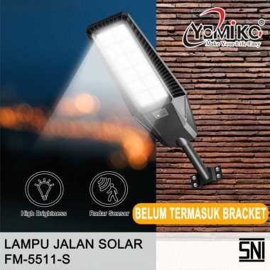 Yomiko Lampu Jalan Solar / Lampu Jalan Tenaga Matahari 100W
