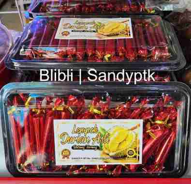 Dodol Durian Lempok Duren Stick Mini TIGA 3 SAUDARA khas Batang Tarang Pontianak