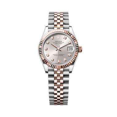 Rolex Datejust 31 - 278271 Silver Diamond Jubilee Steel-RG Metallics