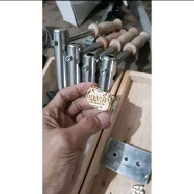 Hot Stamp Stempel Panas Oval Persegi untuk Kulit