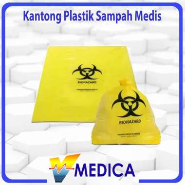 Kantong Plastik Sampah Medis Kuning Biohazard 80 x 60