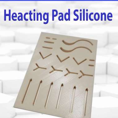 Heacting Pad Silicone / Alat Latihan Jahit Luka Medis