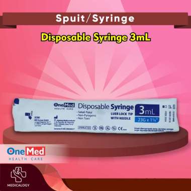 Spuit 3 cc Onemed Ecer per pcs