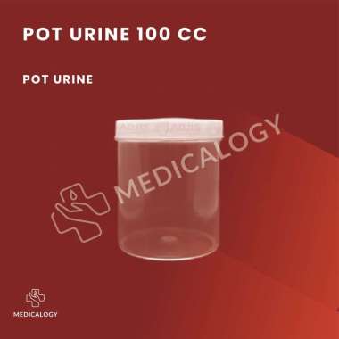 Pot Urine 100 cc Plastik | Container Urine 100ml | Pot Salep | Cup Slime | Dahak