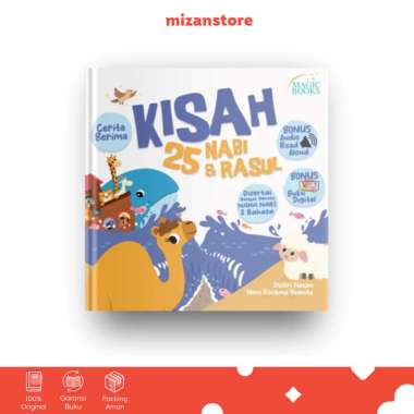 Mizan Buku Cerita Anak Islam Magic Book Kisah 25 Nabi & Rasul Boardbook