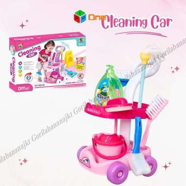 Mainan peralatan bersih Cleaning Set Anak sapu pel